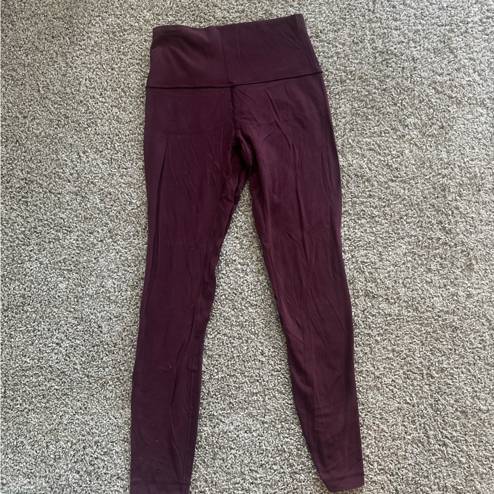 Lululemon Align High Rise Leggings - Dark Plum (Size 6)